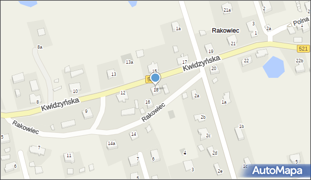 Rakowiec, Kwidzyńska, 18, mapa Rakowiec