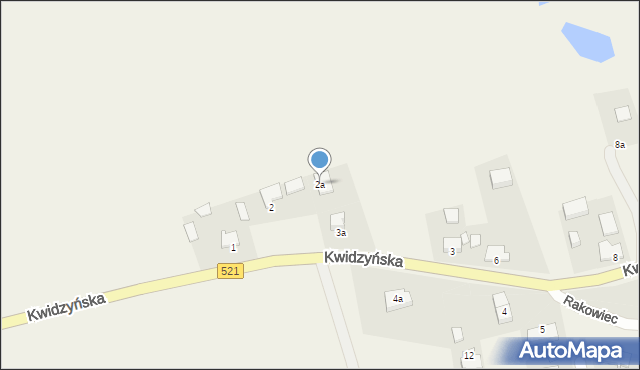 Rakowiec, Kwidzyńska, 2a, mapa Rakowiec