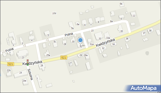 Rakowiec, Kwidzyńska, 31, mapa Rakowiec