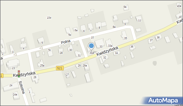 Rakowiec, Kwidzyńska, 31a, mapa Rakowiec