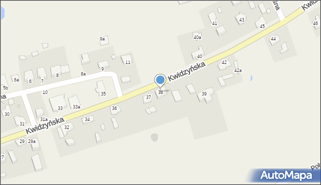 Rakowiec, Kwidzyńska, 38, mapa Rakowiec