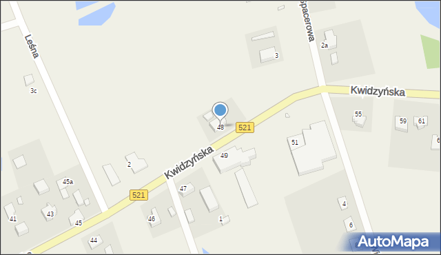 Rakowiec, Kwidzyńska, 48, mapa Rakowiec