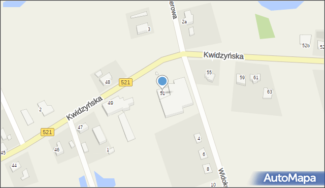 Rakowiec, Kwidzyńska, 51, mapa Rakowiec