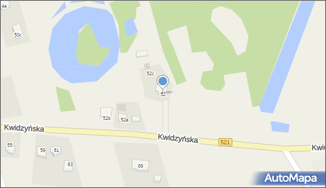 Rakowiec, Kwidzyńska, 52, mapa Rakowiec