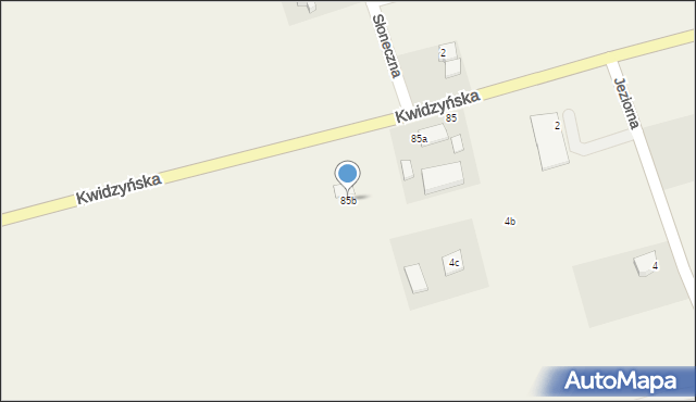 Rakowiec, Kwidzyńska, 85b, mapa Rakowiec