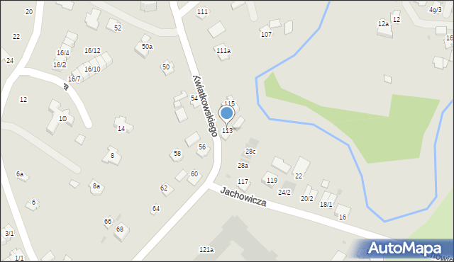 Rzeszów, Kwiatkowskiego Eugeniusza, 113, mapa Rzeszów