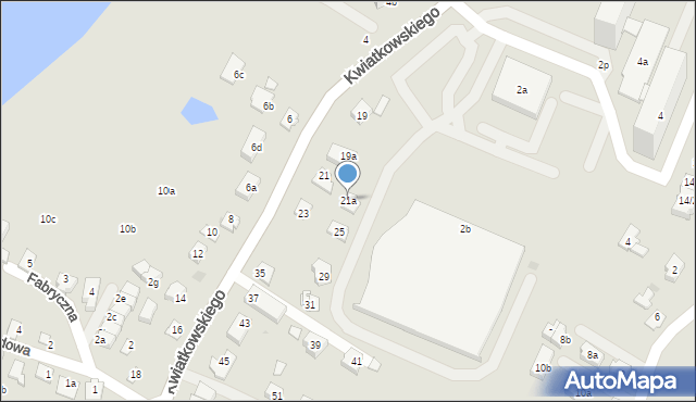 Rzeszów, Kwiatkowskiego Eugeniusza, 21a, mapa Rzeszów