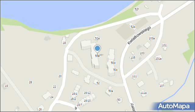 Rzeszów, Kwiatkowskiego Eugeniusza, 50e, mapa Rzeszów