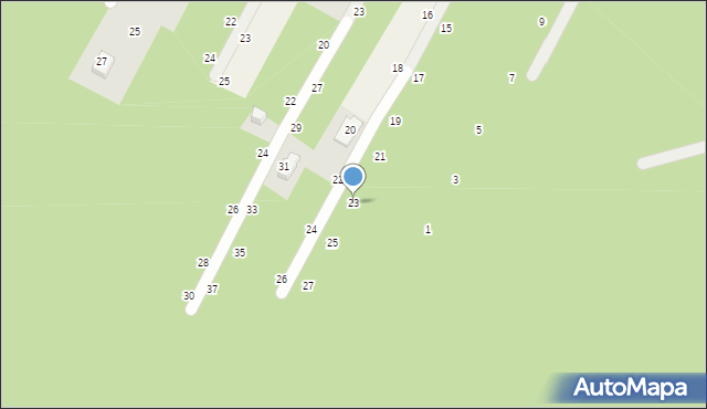 Smardzewice, Kwiatowa, 23, mapa Smardzewice