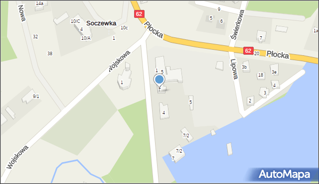 Soczewka, Kwiatkowskiego Pawła, ks., 3, mapa Soczewka