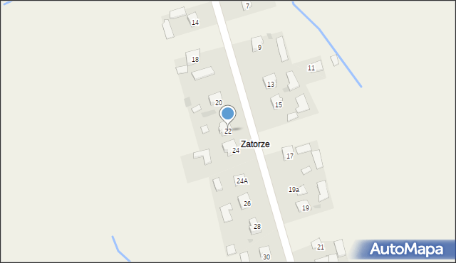 Sośnica, Kwiatowa, 22, mapa Sośnica