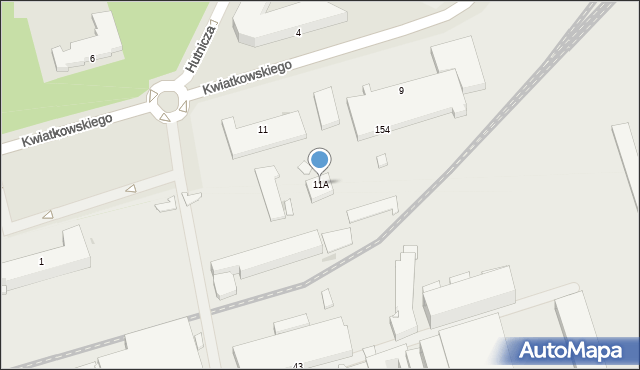 Stalowa Wola, Kwiatkowskiego Eugeniusza, 11A, mapa Stalowa Wola
