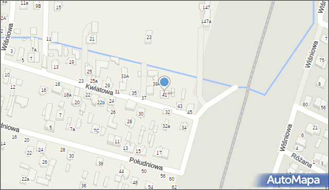 Stojadła, Kwiatowa, 41, mapa Stojadła