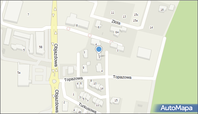 Straszyn, Kwarcowa, 2, mapa Straszyn