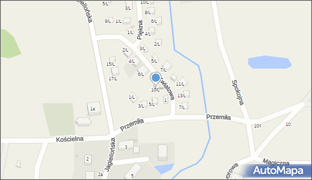 Sulistrowice, Kwiatowa, 10/L, mapa Sulistrowice