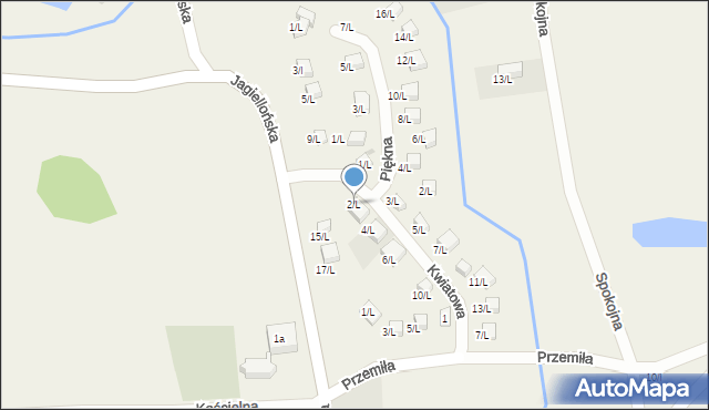 Sulistrowice, Kwiatowa, 2/L, mapa Sulistrowice