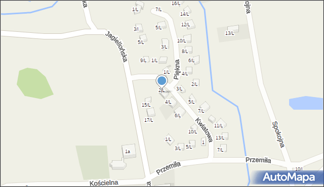 Sulistrowice, Kwiatowa, 2l, mapa Sulistrowice