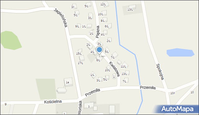 Sulistrowice, Kwiatowa, 6l, mapa Sulistrowice