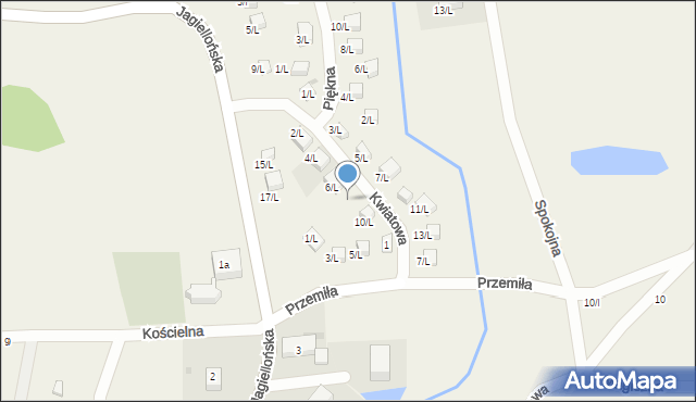 Sulistrowice, Kwiatowa, 8/L, mapa Sulistrowice