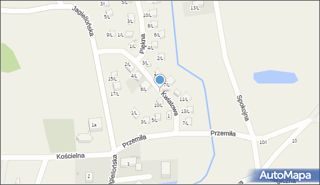 Sulistrowice, Kwiatowa, 8l, mapa Sulistrowice