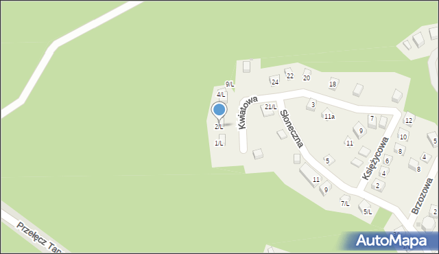 Sulistrowiczki, Kwiatowa, 2/L, mapa Sulistrowiczki