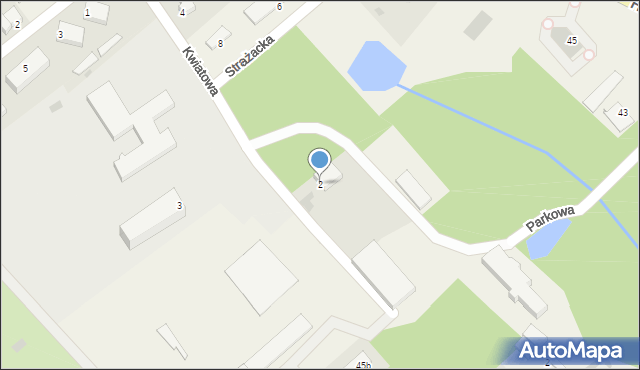 Sypniewo, Kwiatowa, 2, mapa Sypniewo