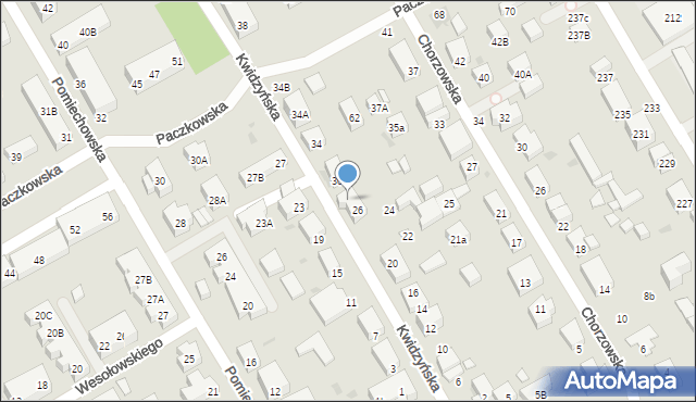 Warszawa, Kwidzyńska, 28, mapa Warszawy