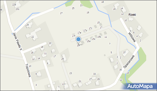 Więckowice, Kwiatowa, 15f, mapa Więckowice