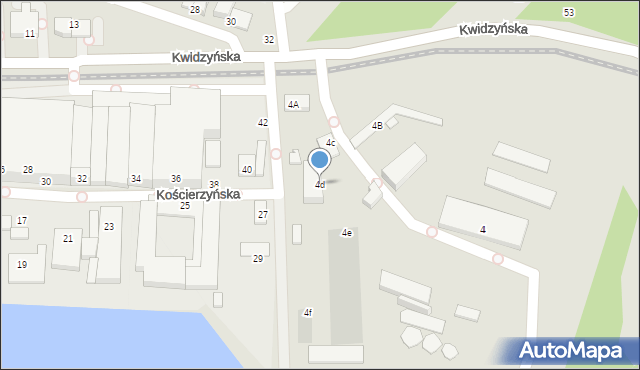 Wrocław, Kwidzyńska, 4d, mapa Wrocławia