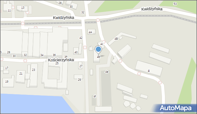 Wrocław, Kwidzyńska, 4d, mapa Wrocławia