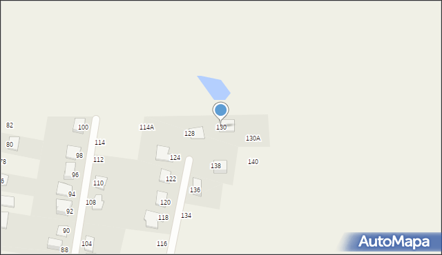 Wudzyn, Kwiatowa, 130, mapa Wudzyn