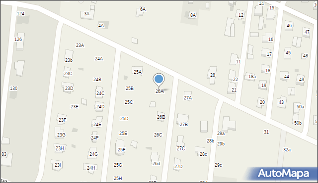 Aleksandrów, Łazy-Kolonia Trzecia, 26A, mapa Aleksandrów
