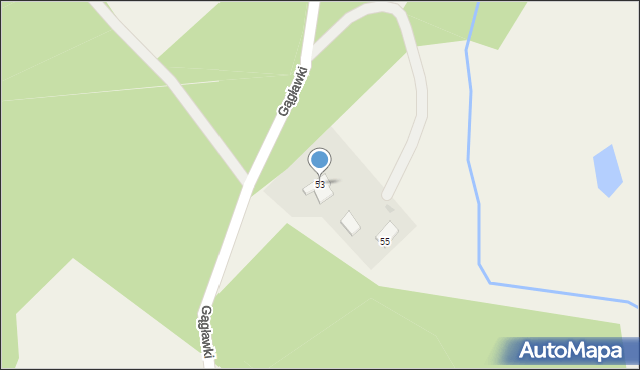 Bartąg, Łańska, 53, mapa Bartąg