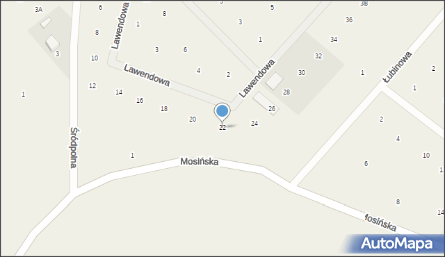 Borkowice, Lawendowa, 22, mapa Borkowice