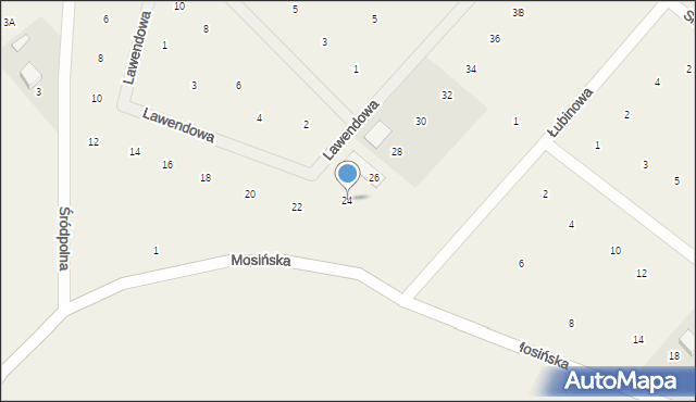 Borkowice, Lawendowa, 24, mapa Borkowice