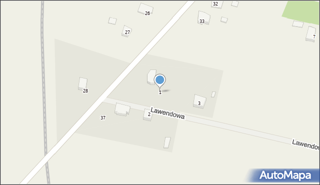 Brodniki, Lawendowa, 1, mapa Brodniki