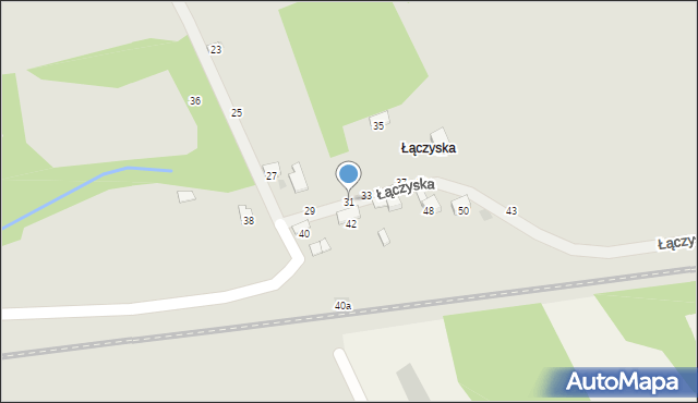 Brzesko, Łączyska, 31, mapa Brzesko