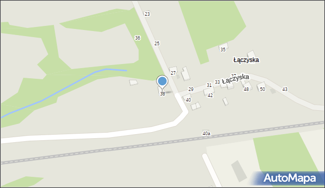 Brzesko, Łączyska, 38, mapa Brzesko