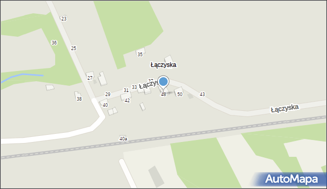 Brzesko, Łączyska, 48, mapa Brzesko