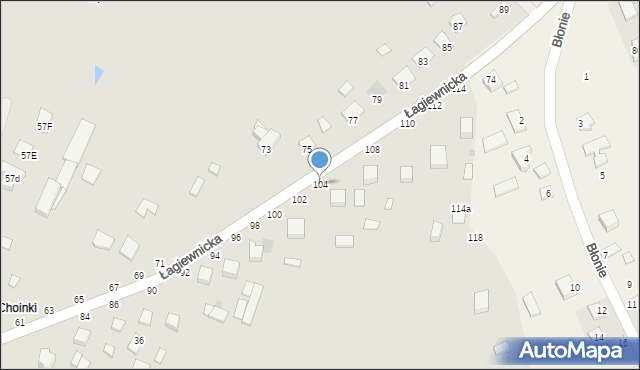 Busko-Zdrój, Łagiewnicka, 104, mapa Busko-Zdrój