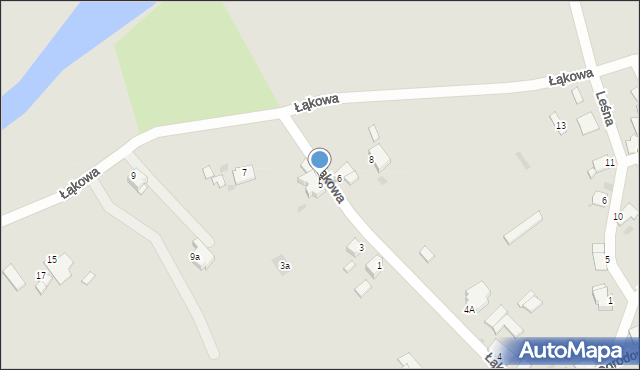 Chełmno, Łąkowa, 5, mapa Chełmno