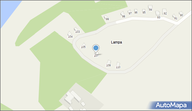 Chmielno, Lampa, 107, mapa Chmielno