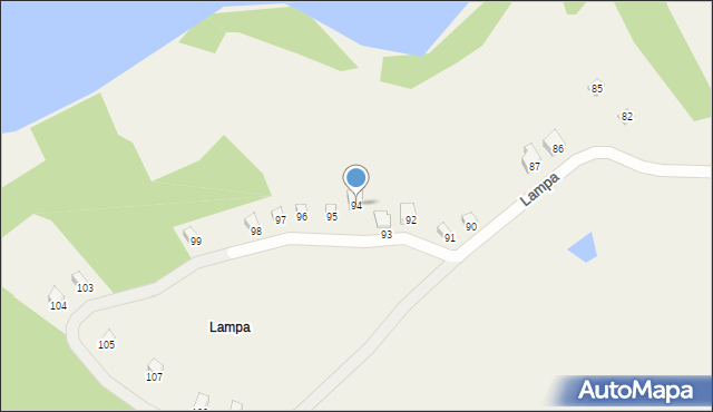 Chmielno, Lampa, 94, mapa Chmielno