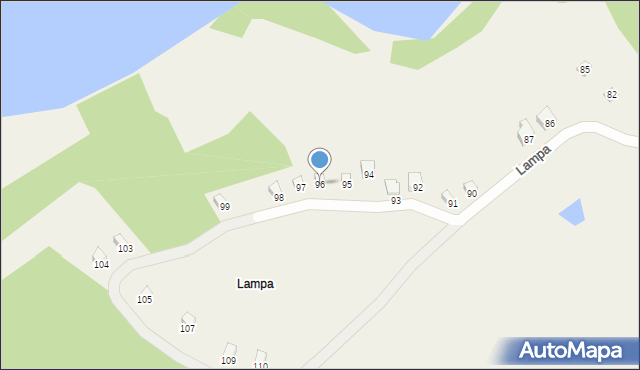 Chmielno, Lampa, 96, mapa Chmielno