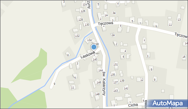 Cięcina, Laskowa, 1, mapa Cięcina