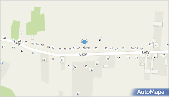 Cynków, Łazy, 56, mapa Cynków