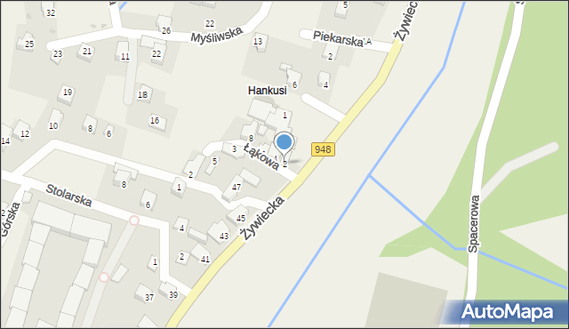 Czernichów, Łąkowa, 2, mapa Czernichów