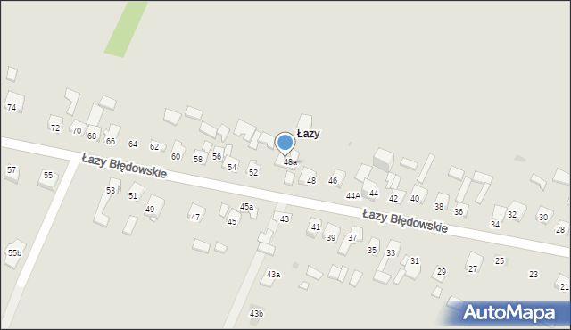 Dąbrowa Górnicza, Łazy Błędowskie, 50, mapa Dąbrowa Górnicza