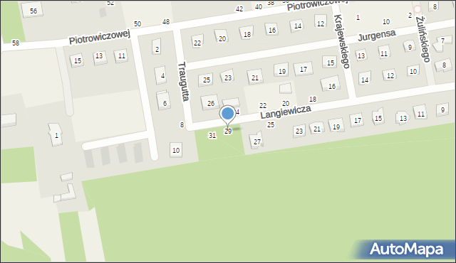 Dobra-Nowiny, Langiewicza Mariana, gen., 29, mapa Dobra-Nowiny