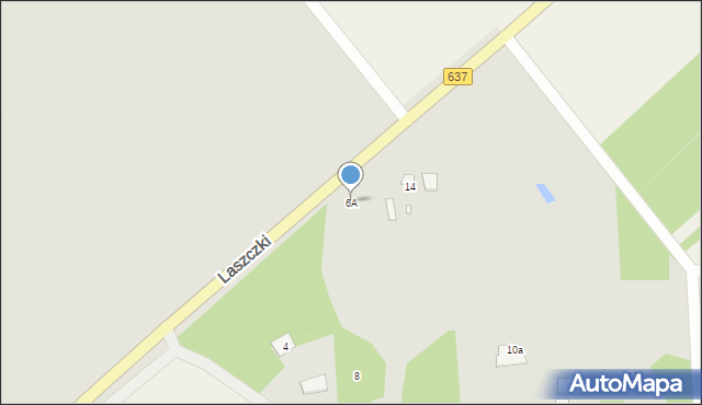 Dobre, Laszczki Konstantego, 6A, mapa Dobre